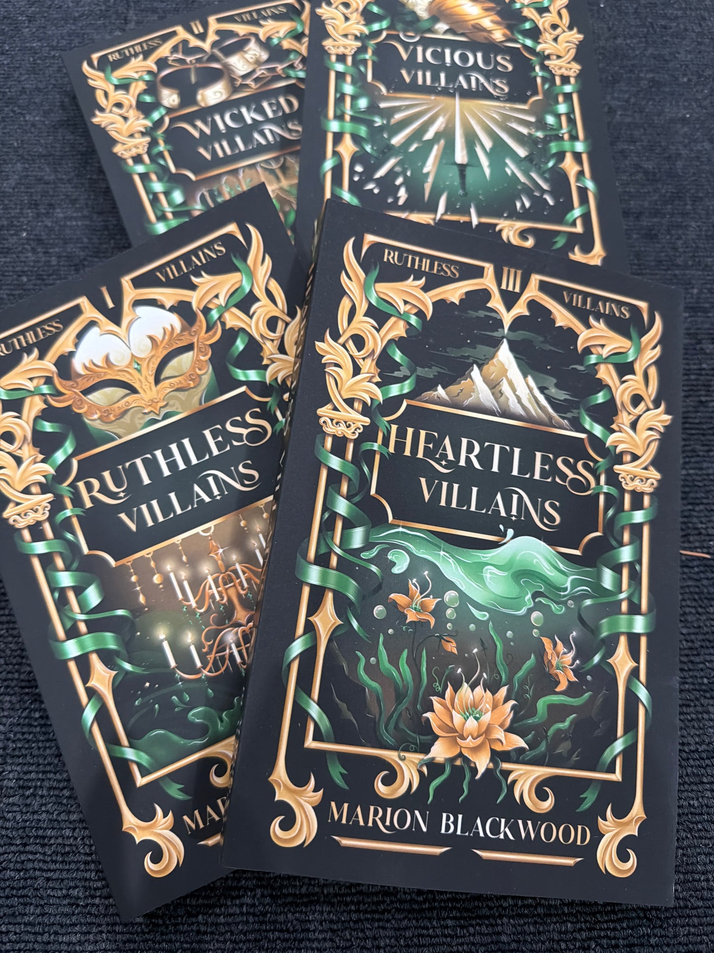 Ruthless villains series by Marion Blackwood