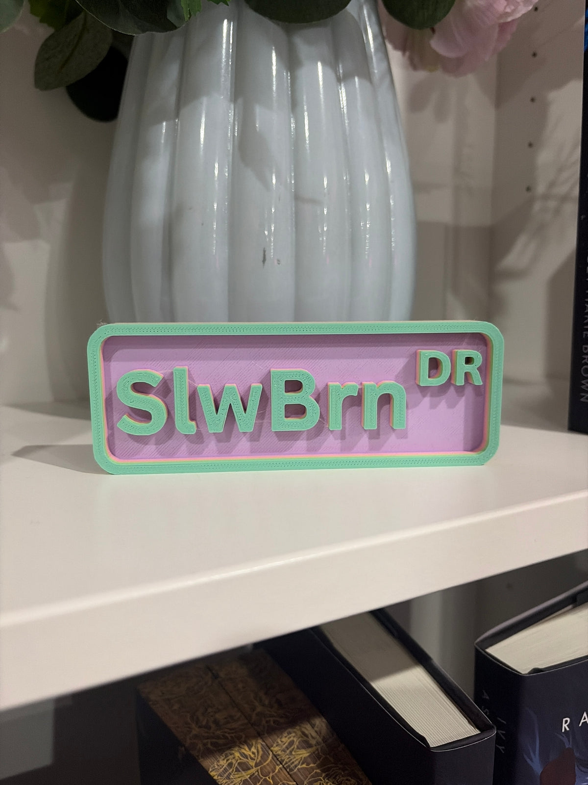 Slw Brn DR. Street sign - 3d printed