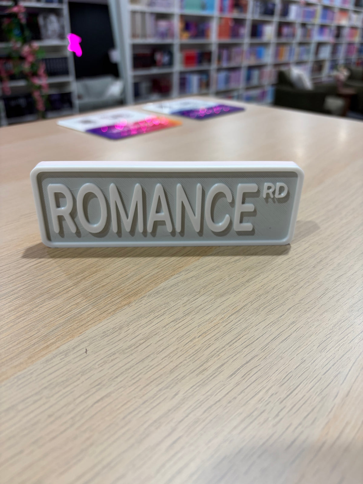 Romance RD street sign - 3d printed