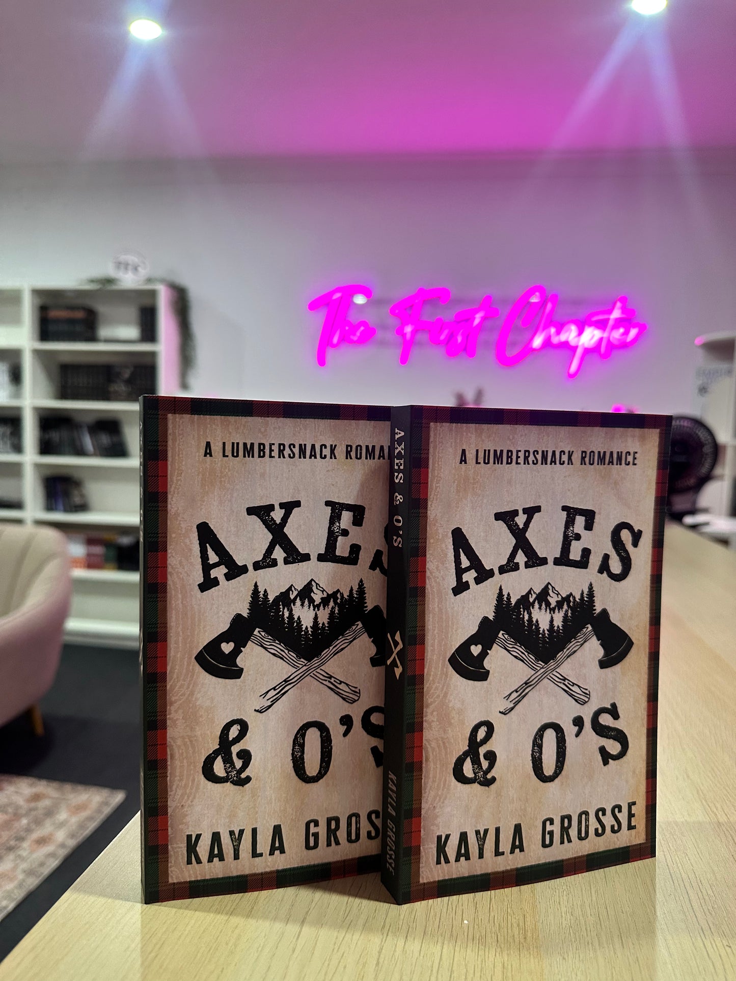 Axes & o’s by Kayla Grosse