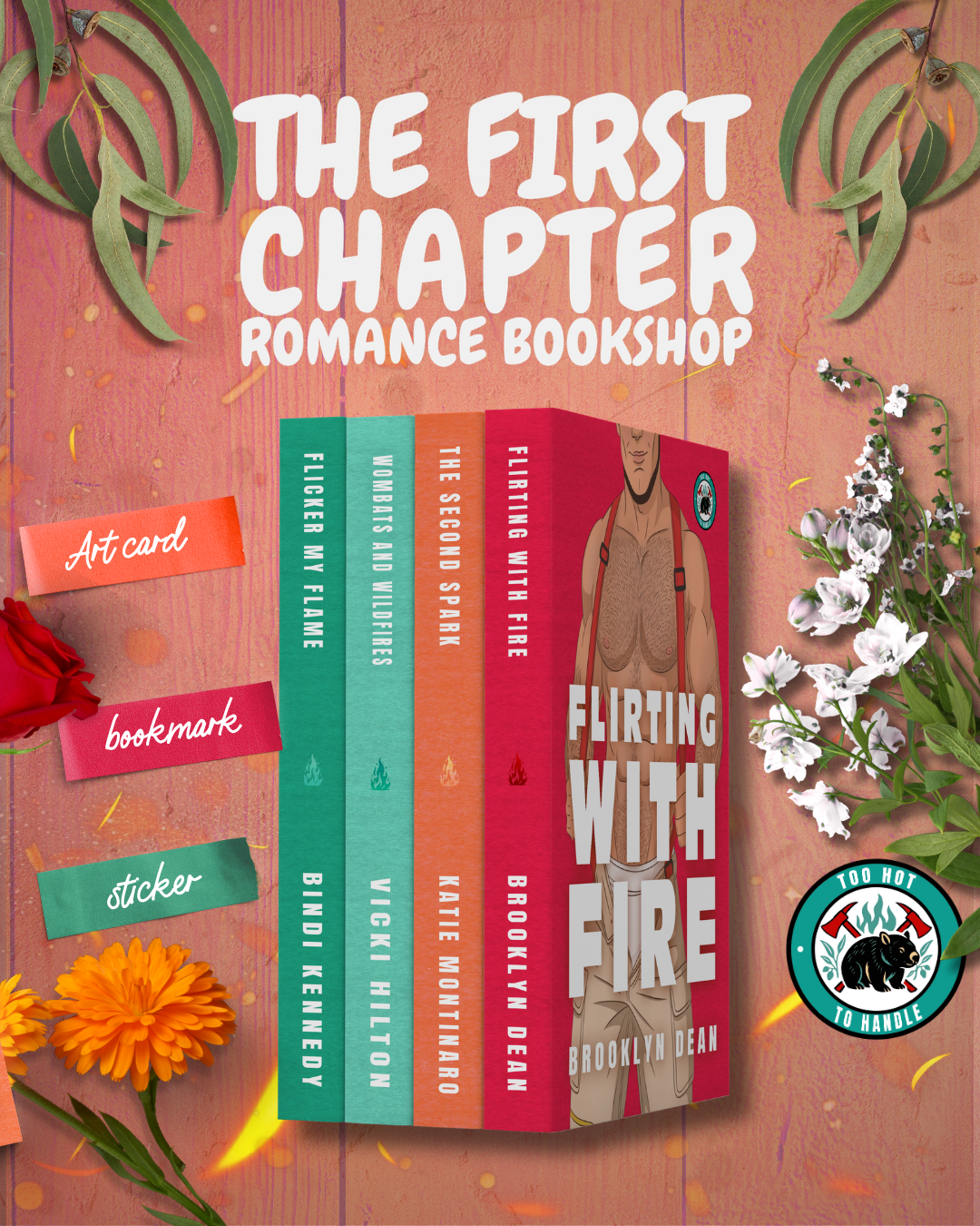 PRE ORDER - Too hot to Handle collection by Bindi Kennedy, Vicki Hilton, Katie Montinaro & Brooklyn Dean - all come signed by the author ✨
