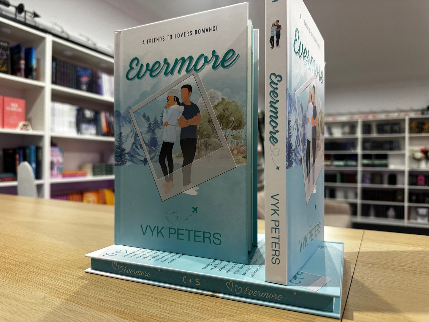 Evermore by Vyk Peters foiled & spray edges - HARDCOVER