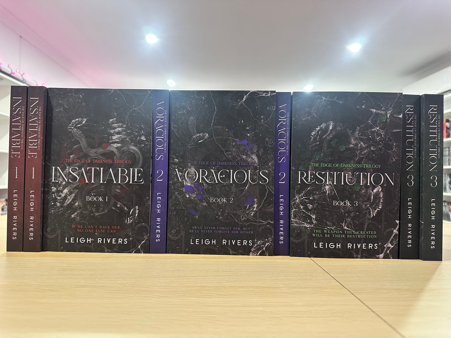 The Edge Of Darkness Trilogy by Leigh Rivers