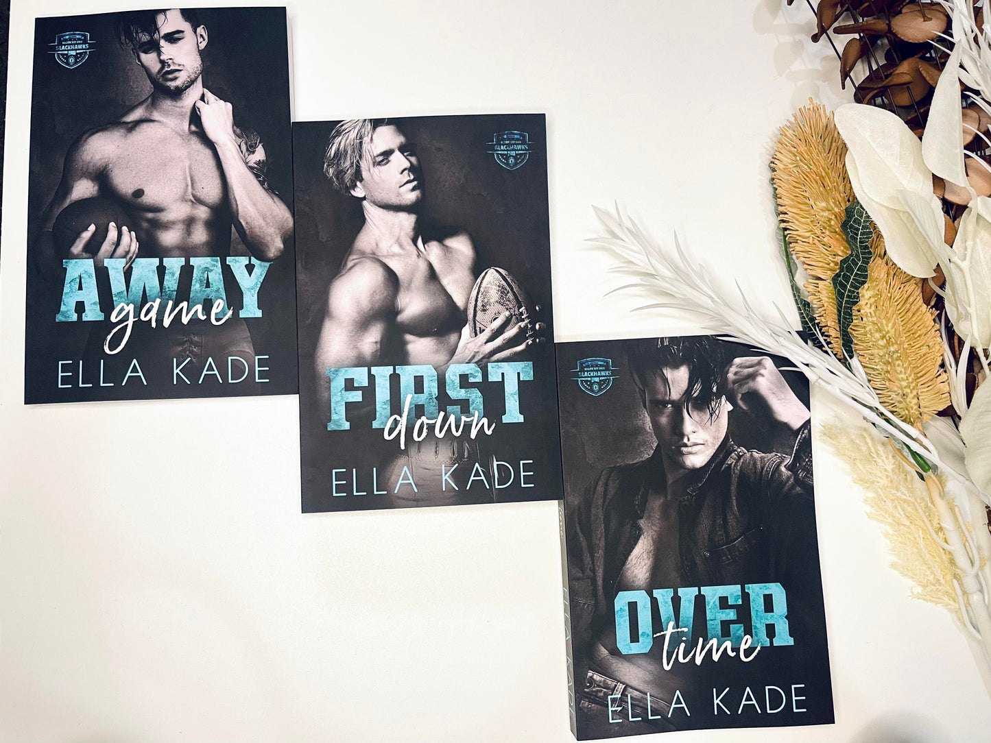 Willow Bay series - Away Game, First Down, Over Time by Ella Kade