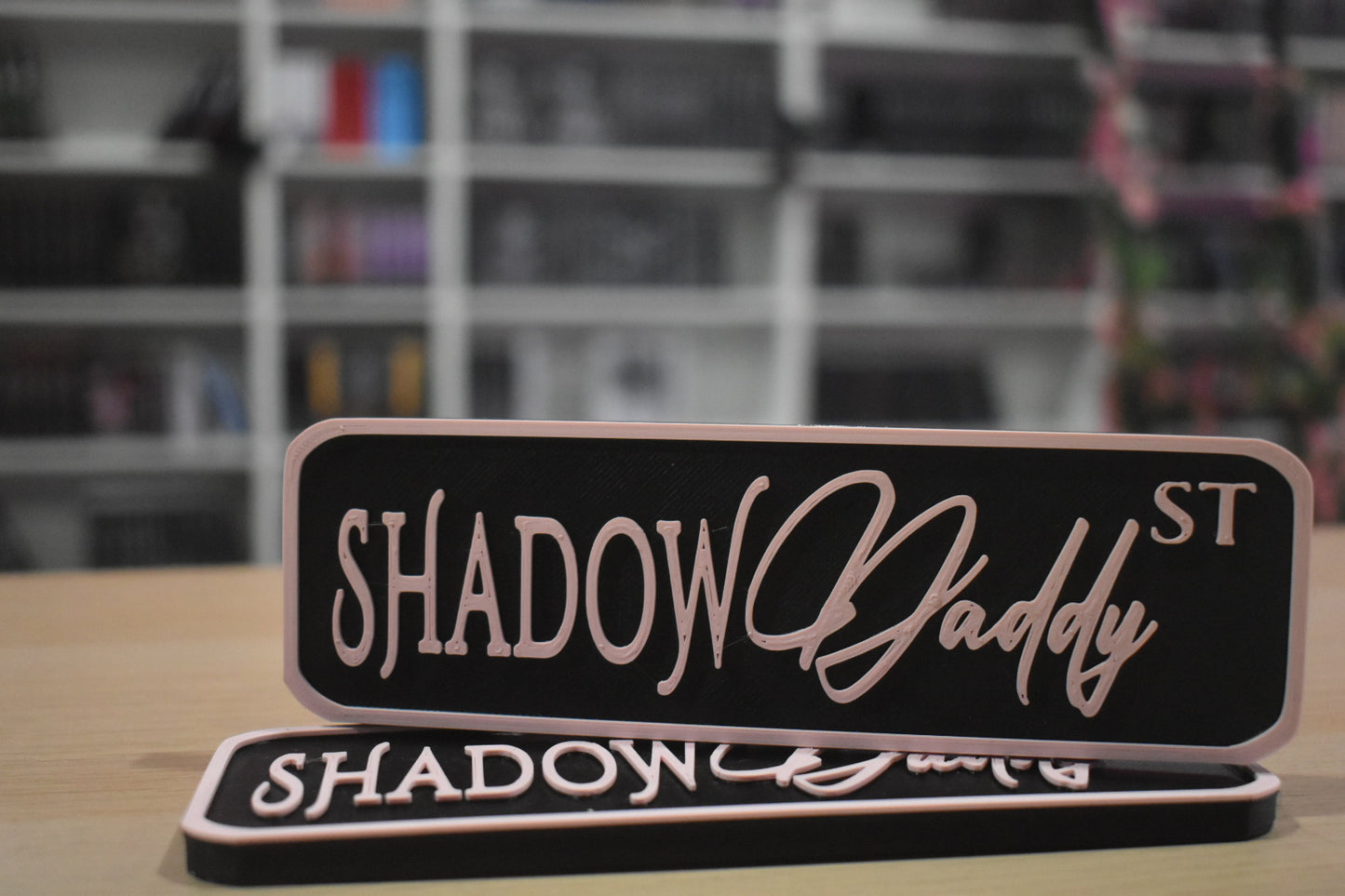 Shadow Daddy 3d sign