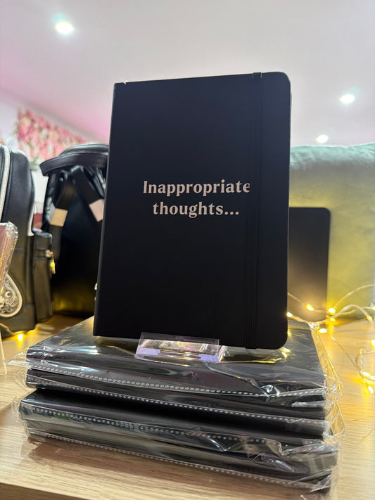 Inappropriate Thoughts lined journal