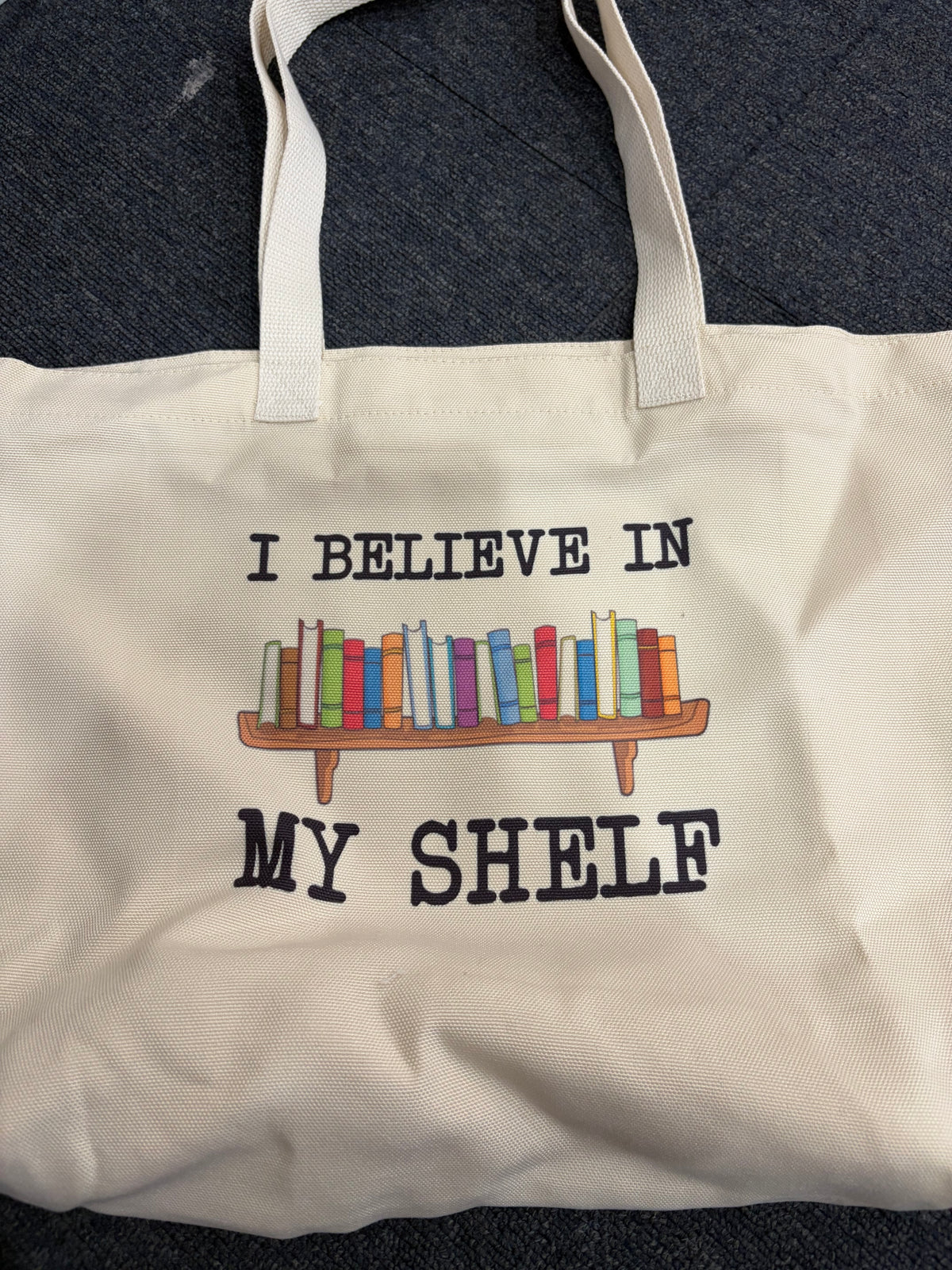 Canvas bookish tote bags