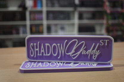 Shadow Daddy 3d sign