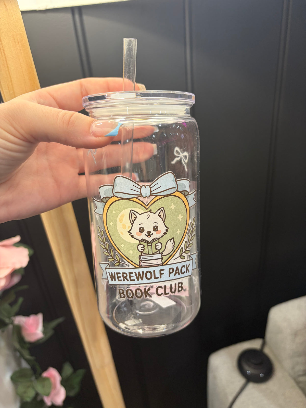 Plastic Bookish Cups