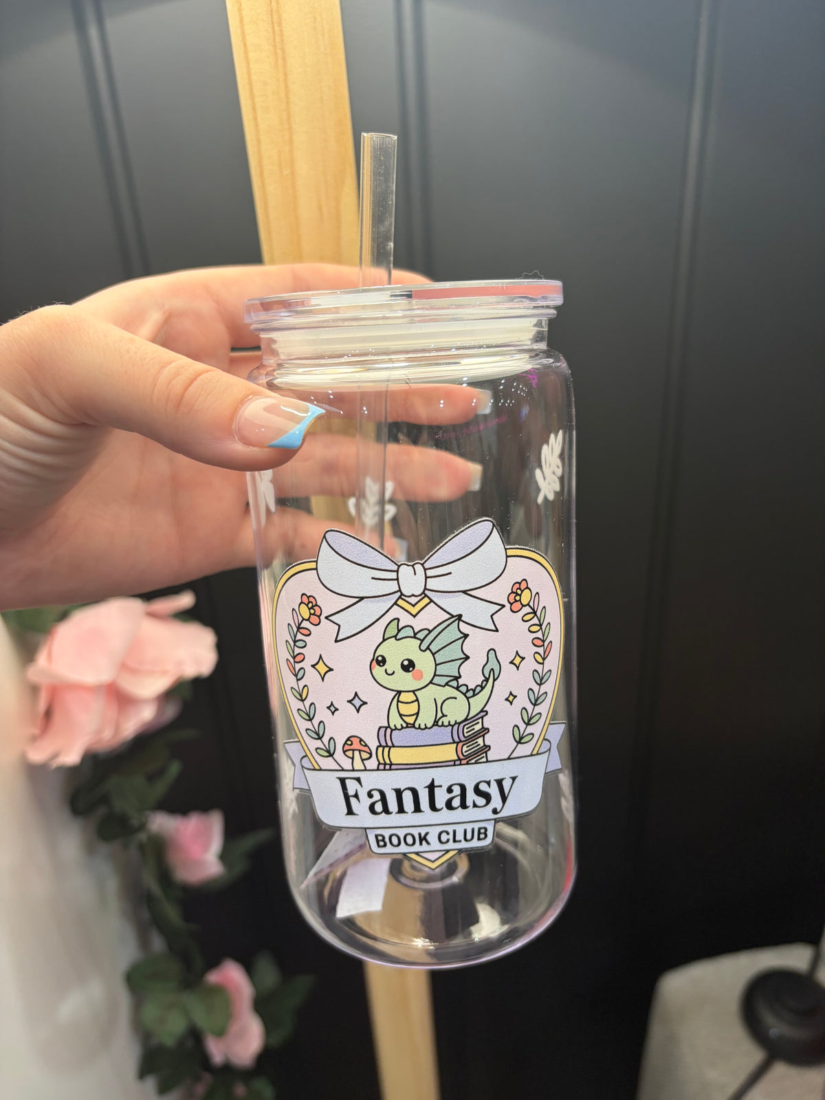 Plastic Bookish Cups