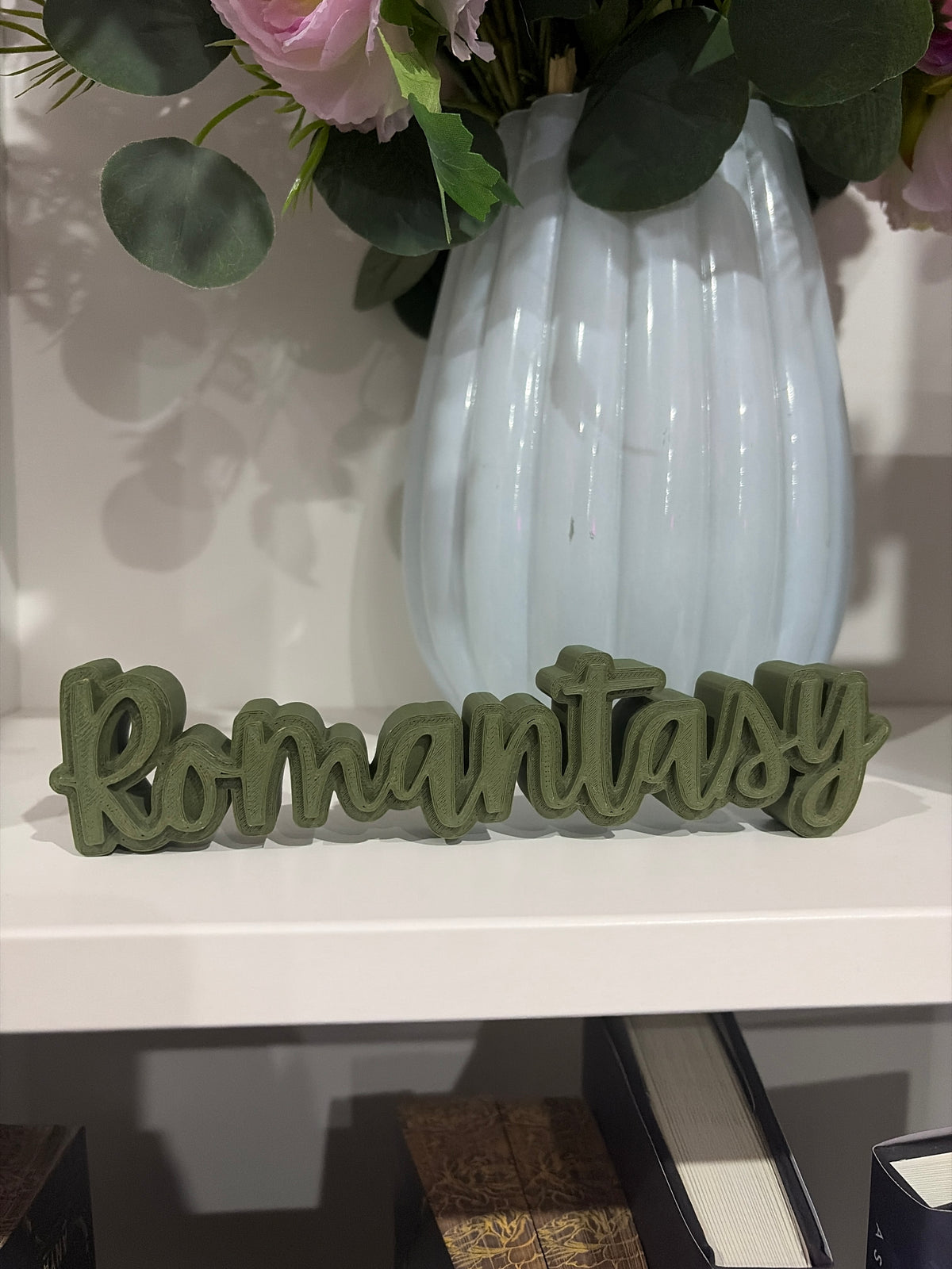 Romantasy Shelfie - 3d printed