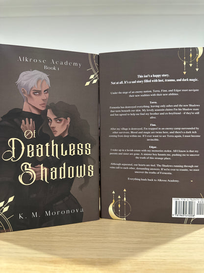 Of Deathless Shadows / Secrets of Alkrose by K.M. Moronova HARDCOVER