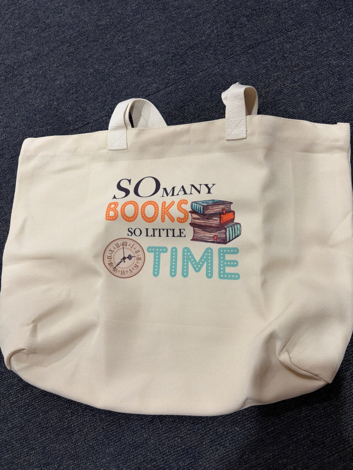 Canvas bookish tote bags