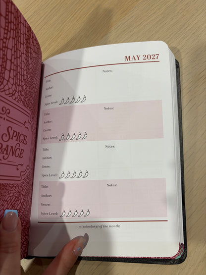 Spicy Book Club 2026-2027 Planner