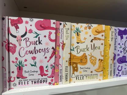 Elle Thorpe Buck Cowboys series - signed, foiled and sprayed edges