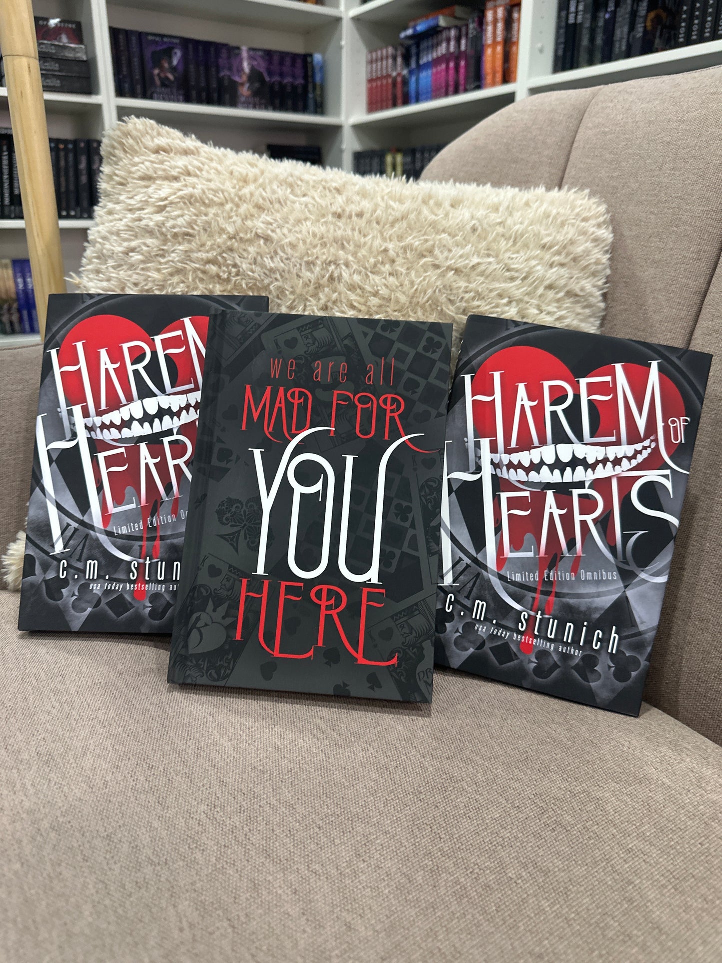 Harem of Hearts by C.M. Stunich HARDCOVER