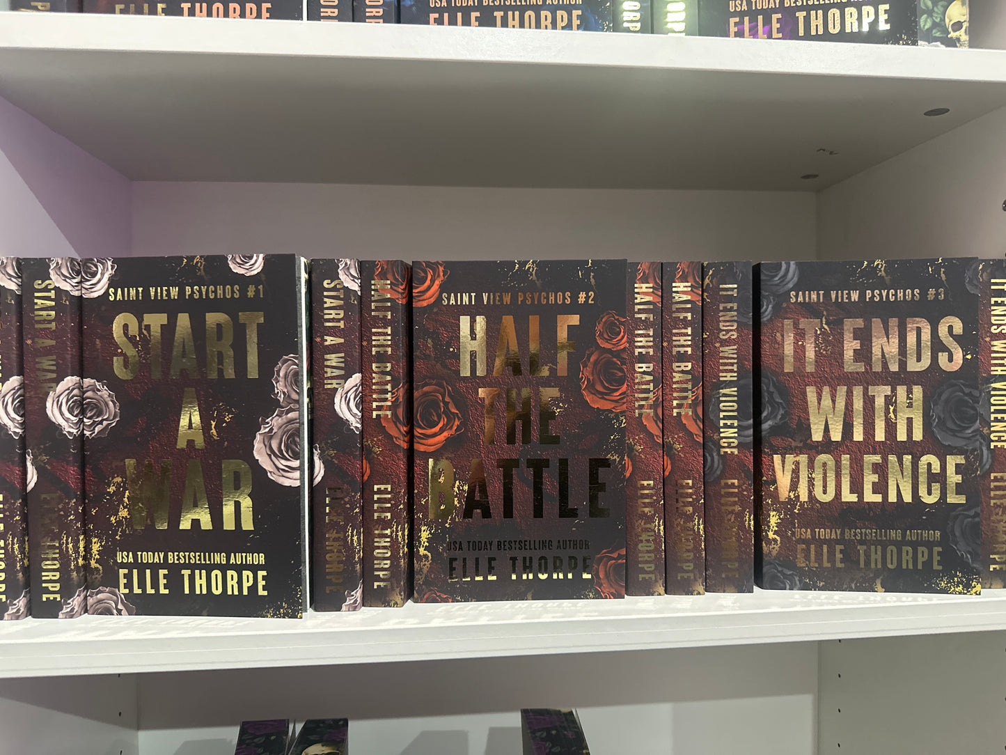 Elle Thorpe Saint View series - signed, foiled & sprayed edges 👏