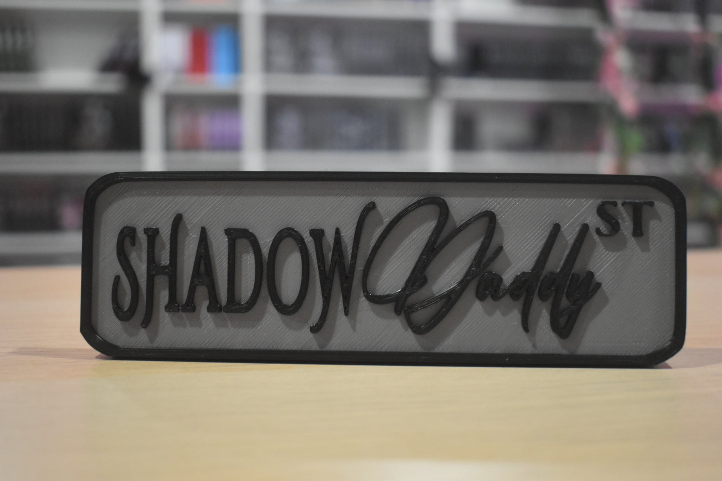 Shadow Daddy 3d sign