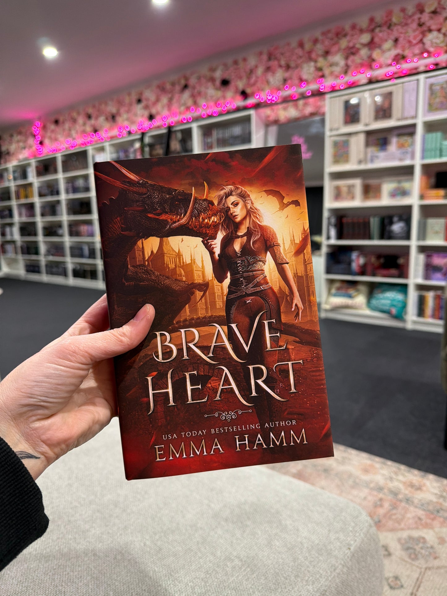 The Dragon of Umbra series by Emma Hamm HARDCOVER