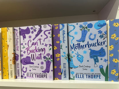 Elle Thorpe Buck Cowboys series - signed, foiled and sprayed edges