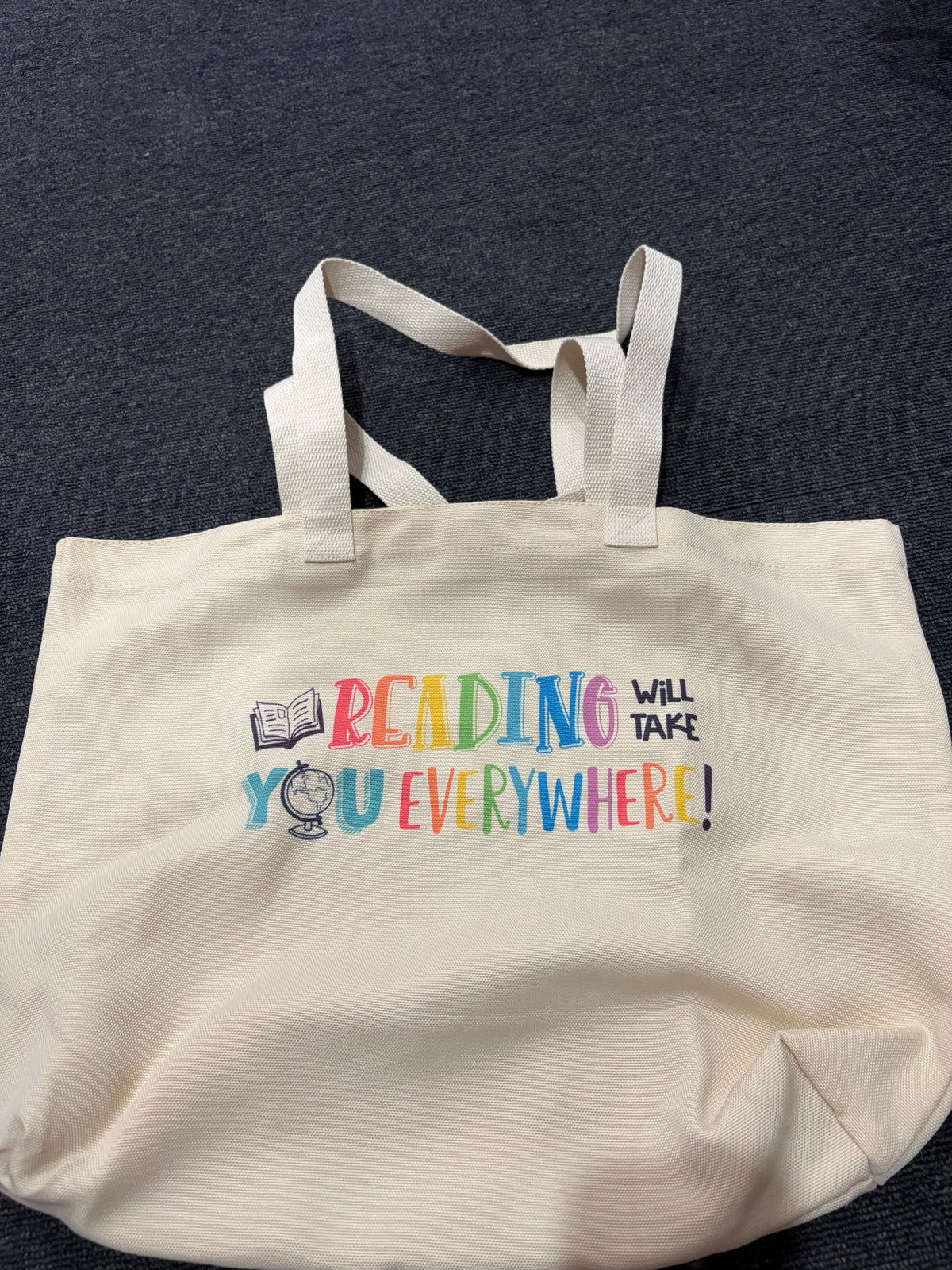 Canvas bookish tote bags
