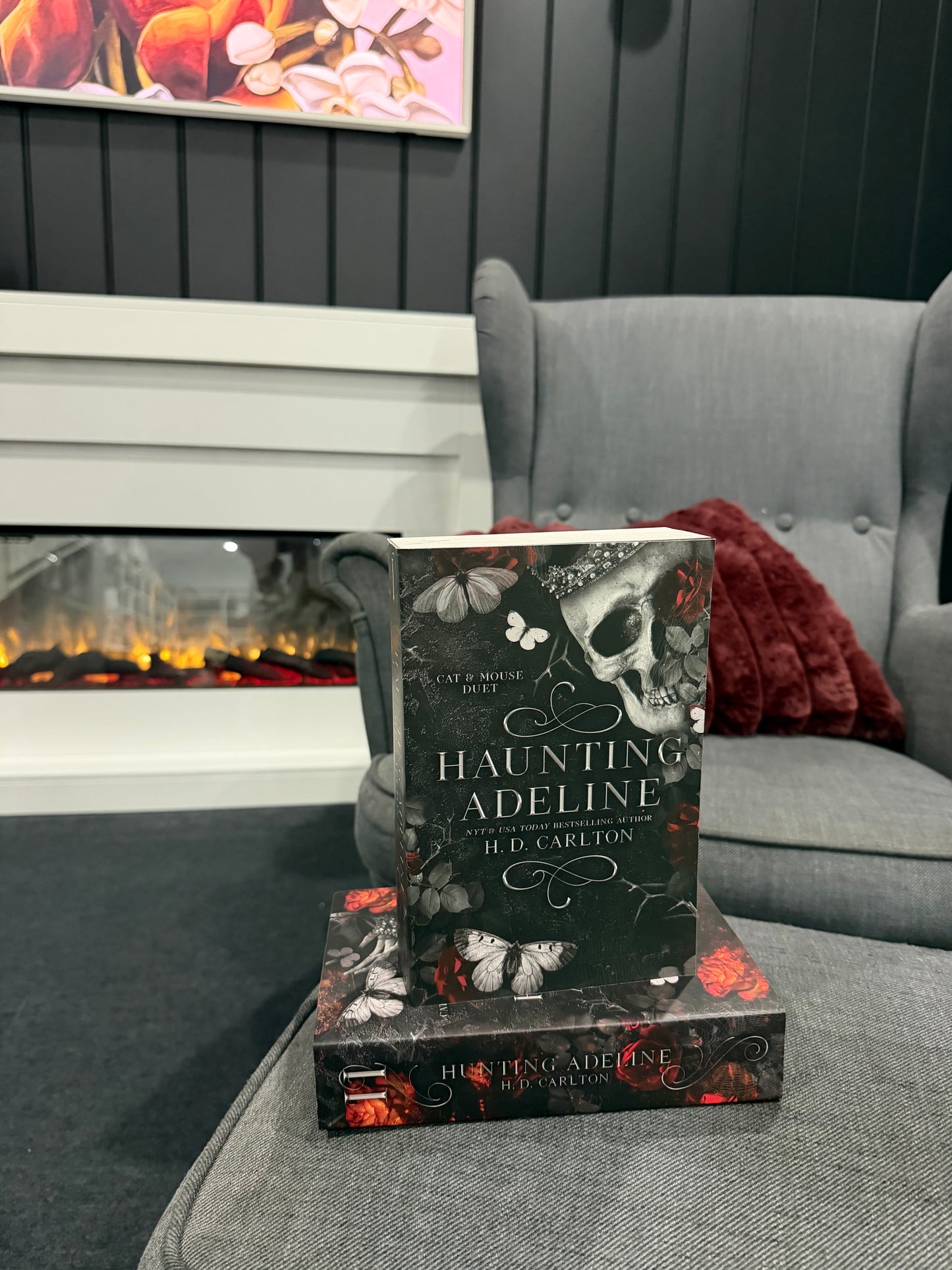 Cat & Mouse duet Haunting Adeline / Hunting Adeline PRH edition by HD CARLTON