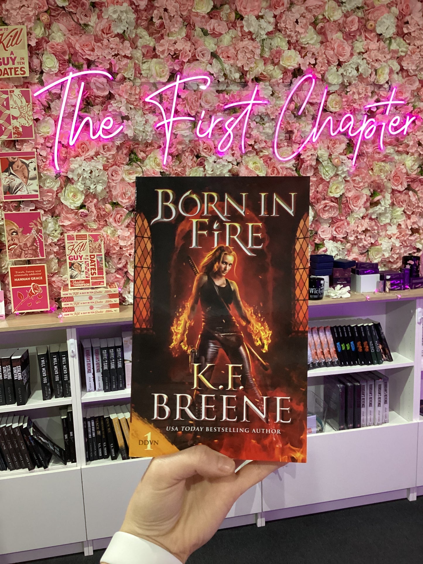Born in Fire by K.F. Breene (#1 Demon Days, Vampire Nights World)