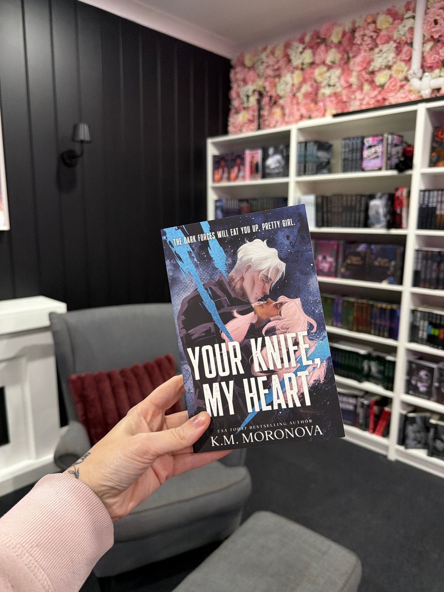 Your Knife, My Heart: A Dark Military Romance Set in the World of Leave Me Behind
 by K.M. Moronova