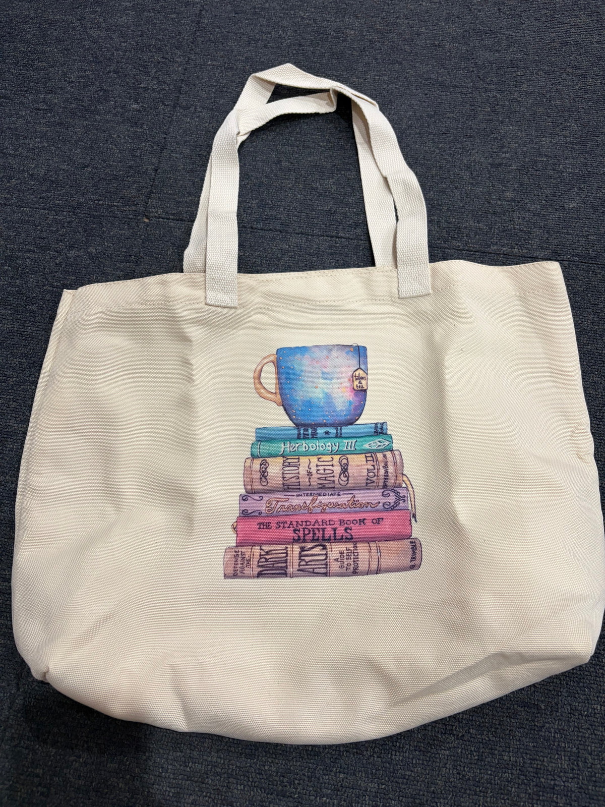 Canvas bookish tote bags