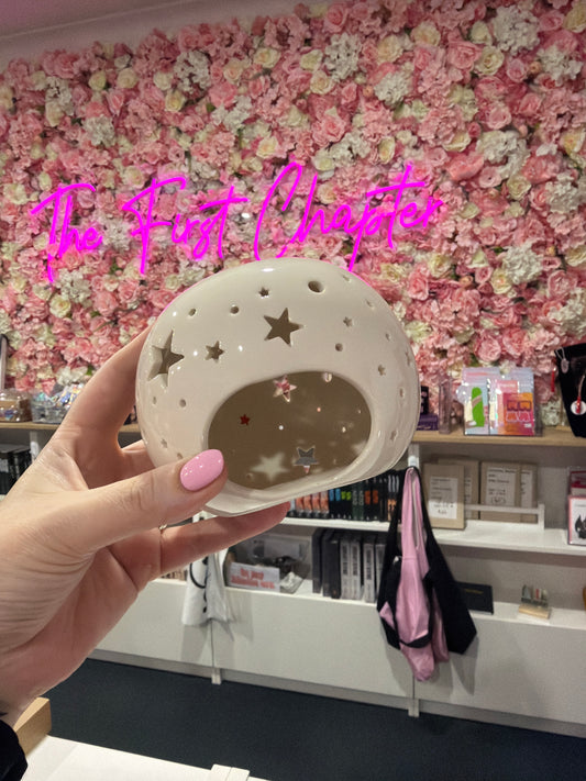 Iridescent Star oil burner or wax warmer