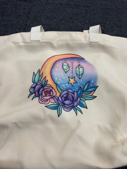 Canvas bookish tote bags