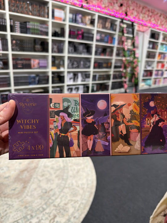 Witchy Vibes 4x 99 piece puzzle set REVERIE PUZZLES