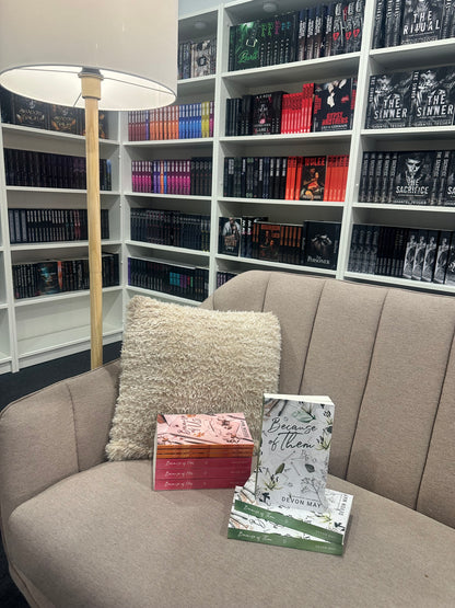 Because of Us (0.5) or Because Of Her (1) Because of Them (2) or Because Of Me (3)by Devon May