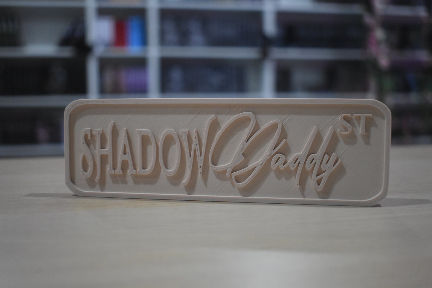 Shadow Daddy 3d sign