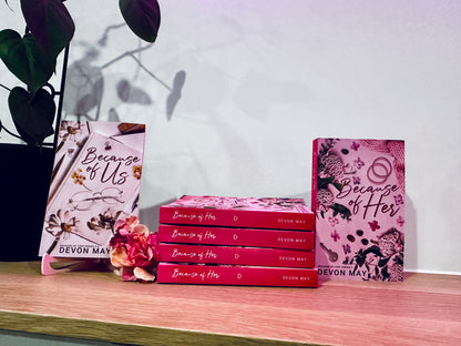 Because of Us (0.5) or Because Of Her (1) Because of Them (2) or Because Of Me (3)by Devon May