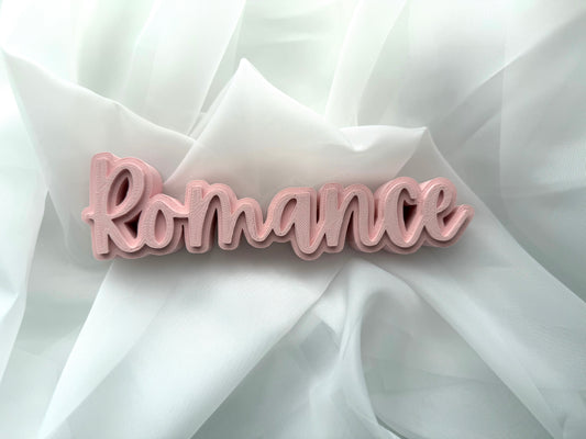Romance shelfie - 3d printed