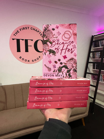 Because of Us (0.5) or Because Of Her (1) Because of Them (2) or Because Of Me (3)by Devon May