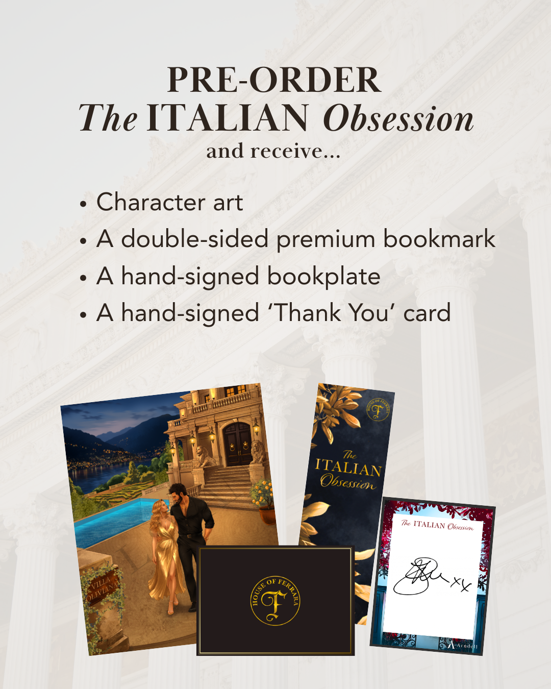 PRE ORDER - THE ITALIAN OBSESSION BY TL SWAN