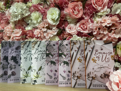 Because of Us (0.5) or Because Of Her (1) Because of Them (2) or Because Of Me (3)by Devon May