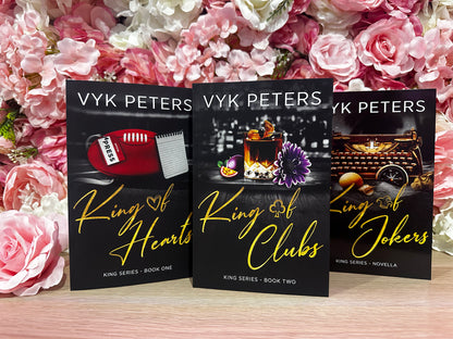 King series by Vyk Peters - Sprayed Edges paperback