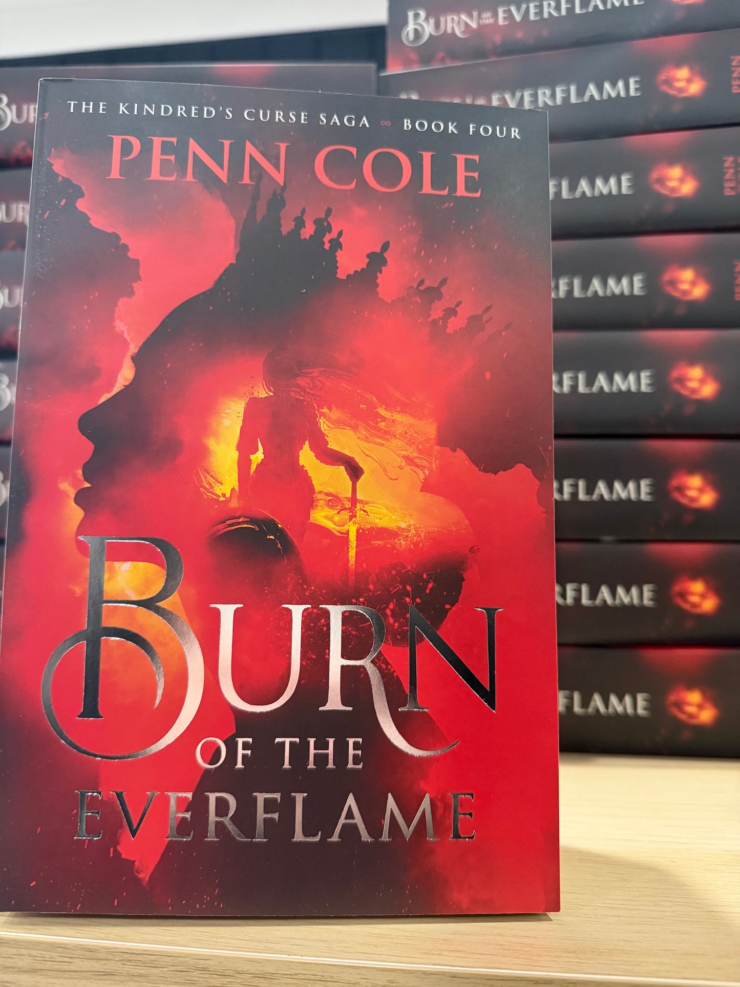 Burn of the Everflame by Penn Cole LARGE PAPERBACKS