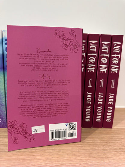 Not For Me / Second to me by Jade Young - hand signed by author