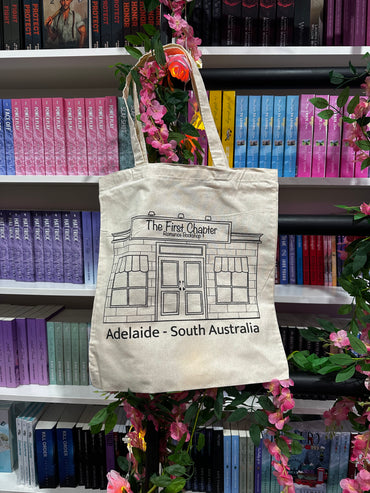 The First Chapter tote bag