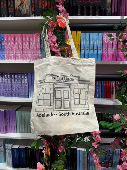 The First Chapter tote bag