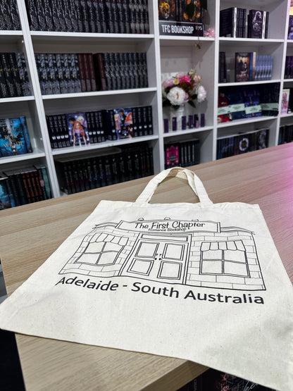 The First Chapter tote bag