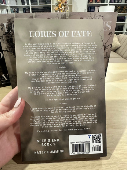 Lords of Fate by Kasey Cumming SIGNED BY AUTHOR