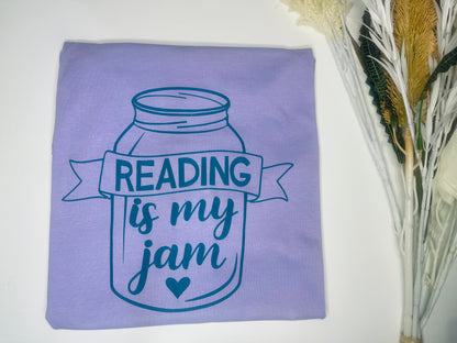 Reading Is My Jam T-Shirt - SIZE LARGE